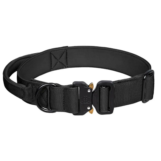 Multi Color Collar With Control Handle OnePaw Dog Company Black M