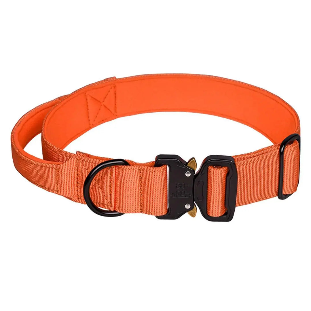 Multi Color Collar With Control Handle OnePaw Dog Company Orange M