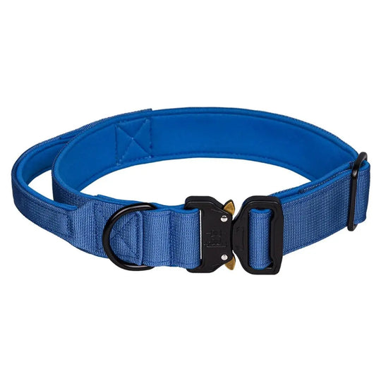 Multi Color Collar With Control Handle OnePaw Dog Company Blue M