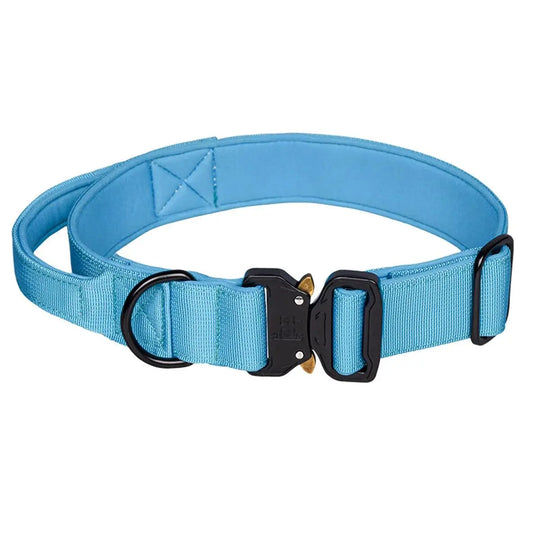 Multi Color Collar With Control Handle OnePaw Dog Company Light Blue M
