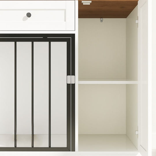 dark oak and white #finish_dark-oak-and-white