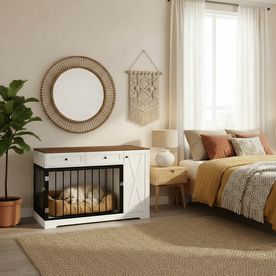 dark oak and white #finish_dark-oak-and-white