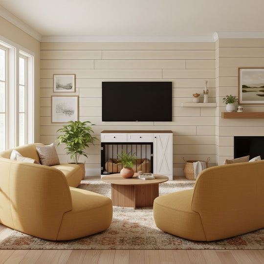 dark oak and white #finish_dark-oak-and-white