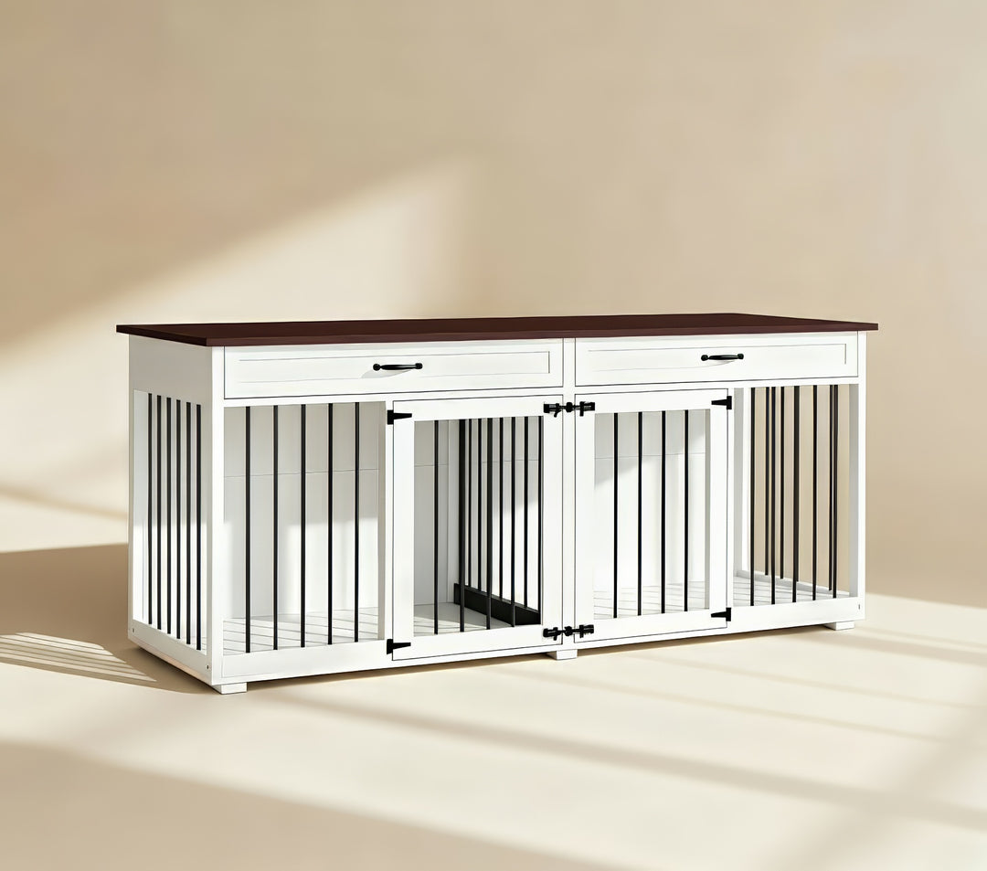 dark oak and white #finish_dark-oak-and-white