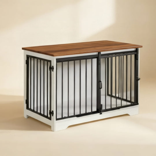 dark oak and white #finish_dark-oak-and-white