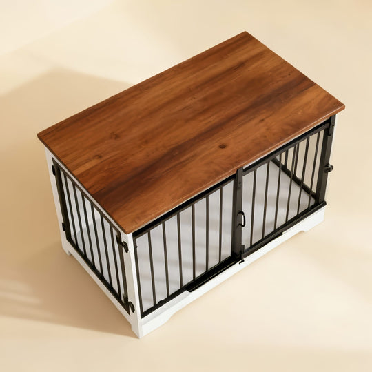 dark oak and white #finish_dark-oak-and-white