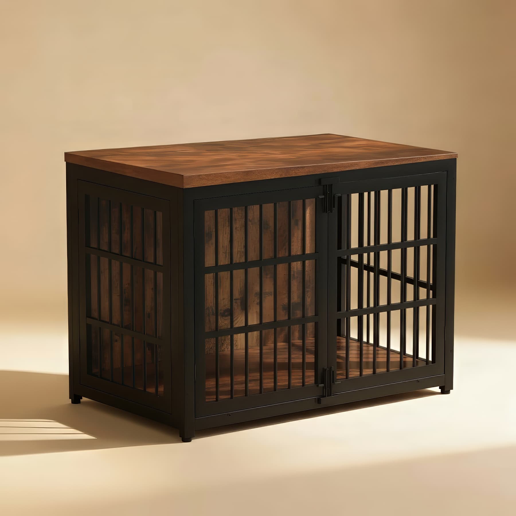 Curated visual reference: Dog Crate Design For Luxury Homes Reference: Alecto Furniture Style Dog Crate Wooden Dog Crate With Side