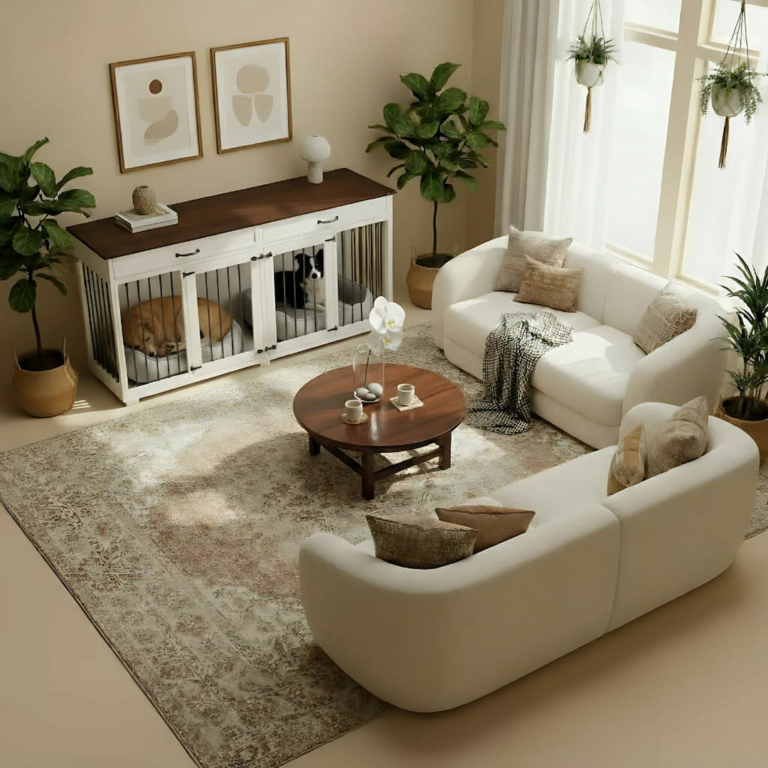 dark oak and white #finish_dark-oak-and-white