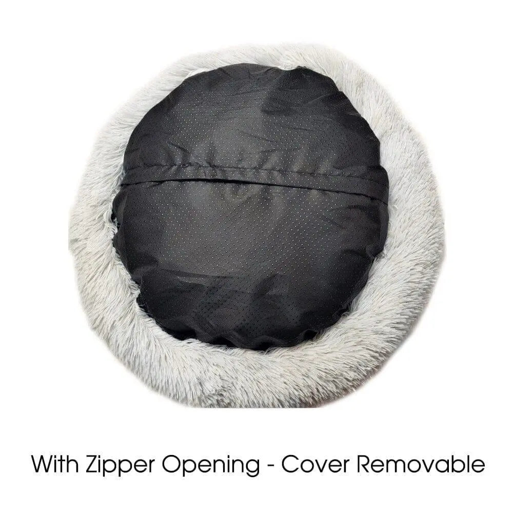 Calming Dog Donut Bed With Removable Cover BonaceBoutique