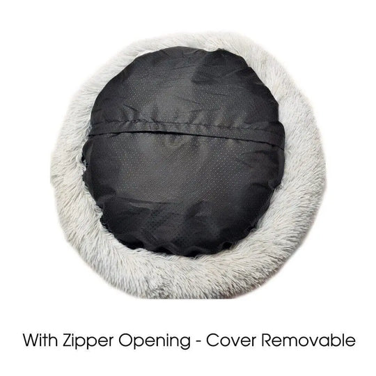 Calming Dog Donut Bed With Removable Cover BonaceBoutique