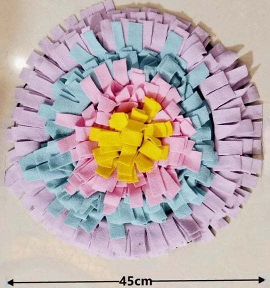 Flower Snuffle Mat 0 BonaceBoutique Lilac & Light Blue