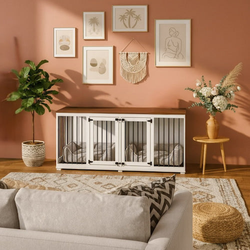 How to Transition Your Dog Into a Furniture-Style Crate