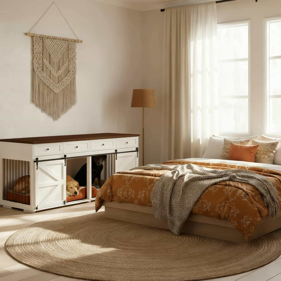 Furniture-Style Dog Crates for Large Dogs: What Actually Matters