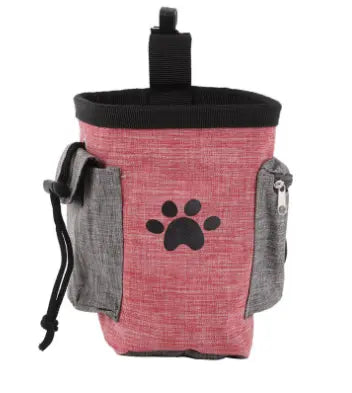 Pet Treat Bag with Waste Bag Holder 