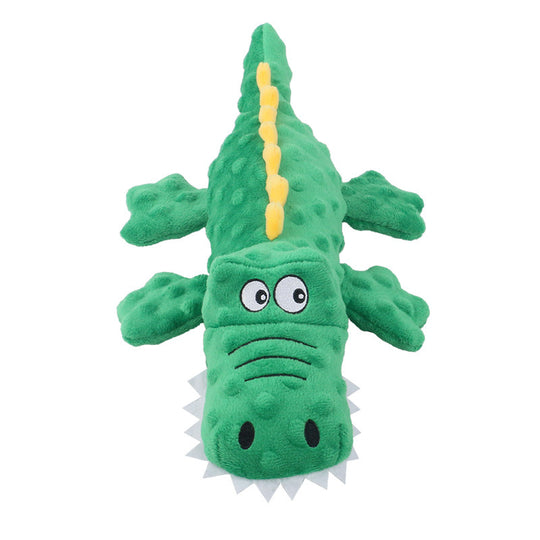 Plush Crocodile Squeaky Toy 