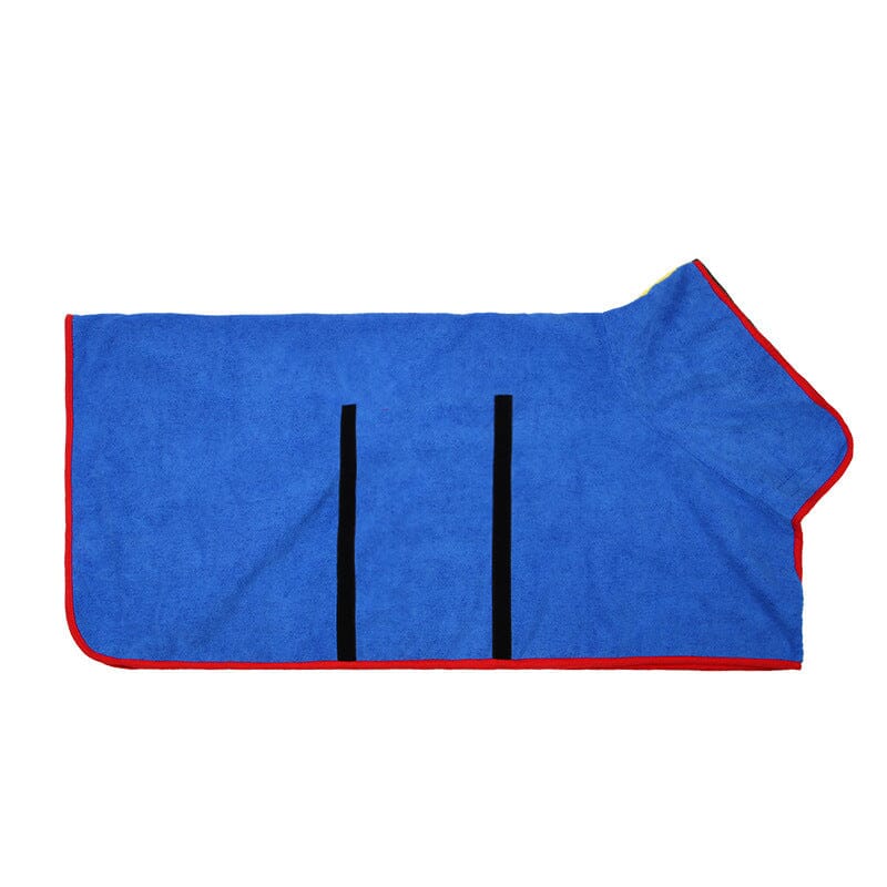 Fast-Drying Dog Bath Robe eprolo Blue XS 