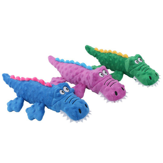 Plush Crocodile Squeaky Toy