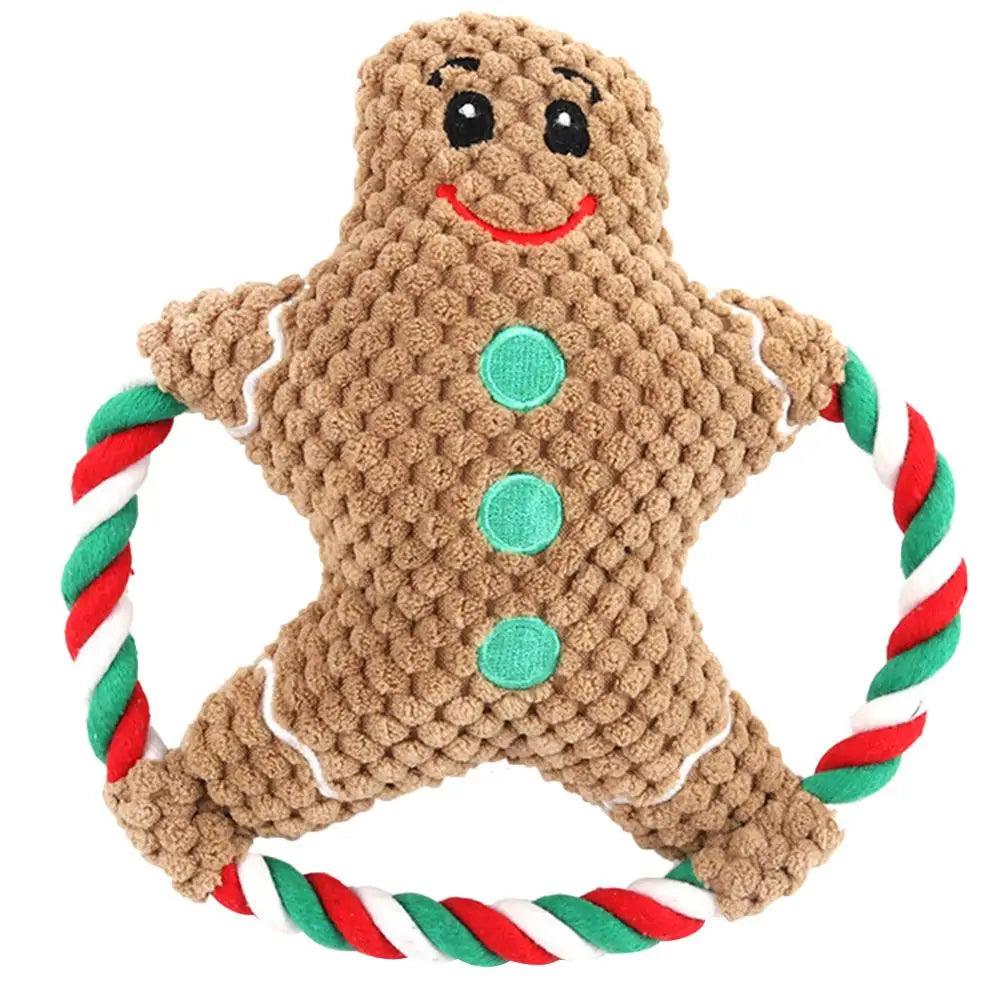 Christmas Plush Squeaker Toys 