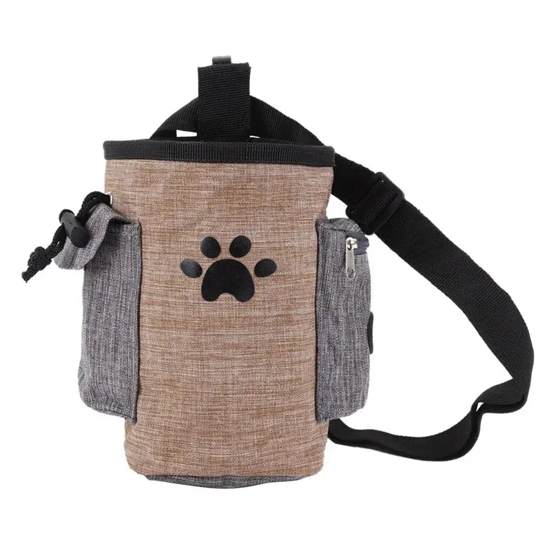 Pet Treat Bag with Waste Bag Holder 