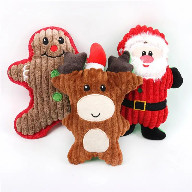 Christmas Plush Squeaker Toys