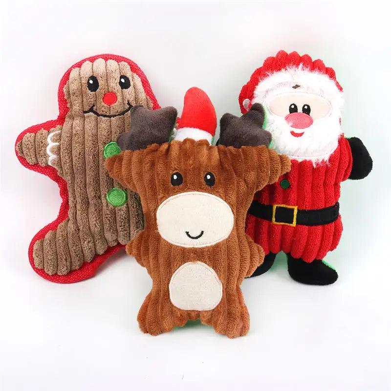 Christmas Plush Squeaker Toys 