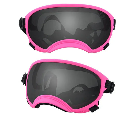 Anti UV Dog Goggles OnePaw Dog Company Pink S Black Tint