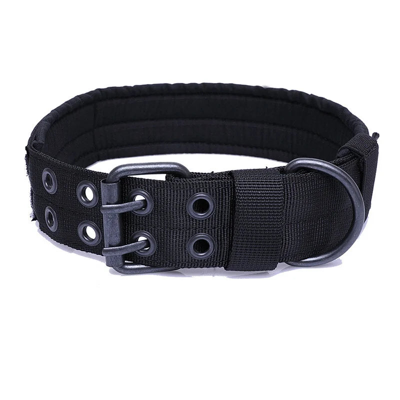 Adjustable Buckle-Up Collar One Paw Dog Company Black 14-18.8" (36-48cm) 