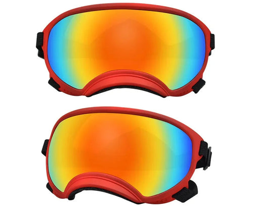 Anti UV Dog Goggles OnePaw Dog Company Red S Polarized