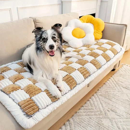 Dog Bed Mat Warm Pet Cat Scratchable Blanket Anti-slip Washable Cushion Sofa Couch Cover Protector For Large Dogs Pet Supplies 
