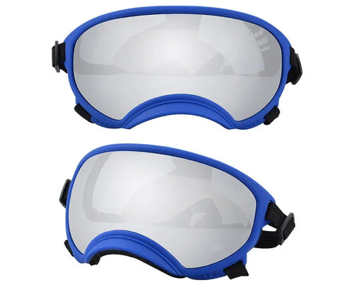 Anti UV Dog Goggles OnePaw Dog Company Blue S Silver Tint