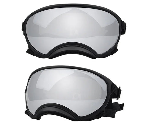 Anti UV Dog Goggles OnePaw Dog Company Black S Silver Tint
