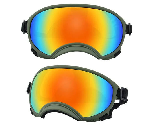 Anti UV Dog Goggles OnePaw Dog Company Green S Polarized