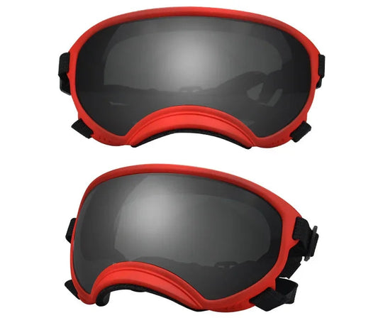 Anti UV Dog Goggles OnePaw Dog Company Red S Black Tint