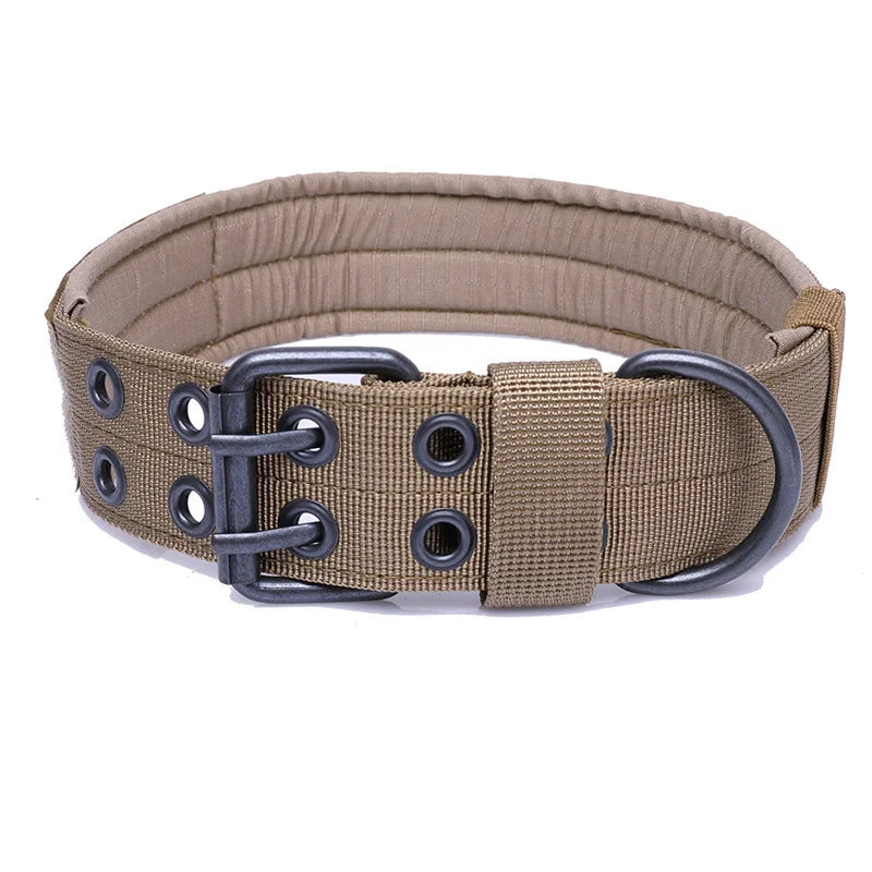 Adjustable Buckle-Up Collar One Paw Dog Company Khaki 14-18.8" (36-48cm) 