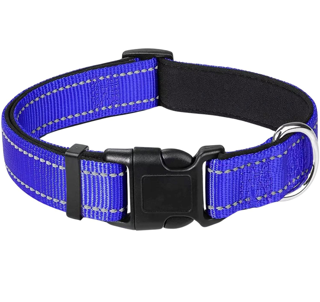 Reflective Nylon Collar One Paw Dog Company 