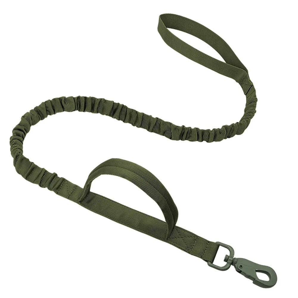 Tactical Bungee Leash 0 OnePaw Dog Company Olive 