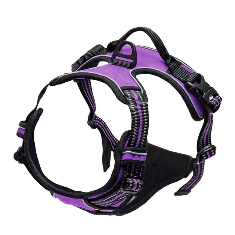 Easy Walk Reflective Harness One Paw Dog Company Purple S 
