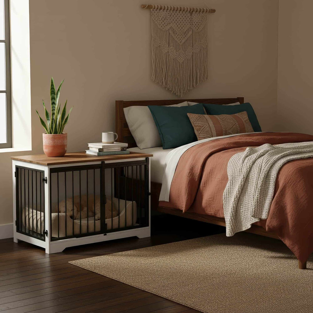 dark oak and white #finish_dark-oak-and-white