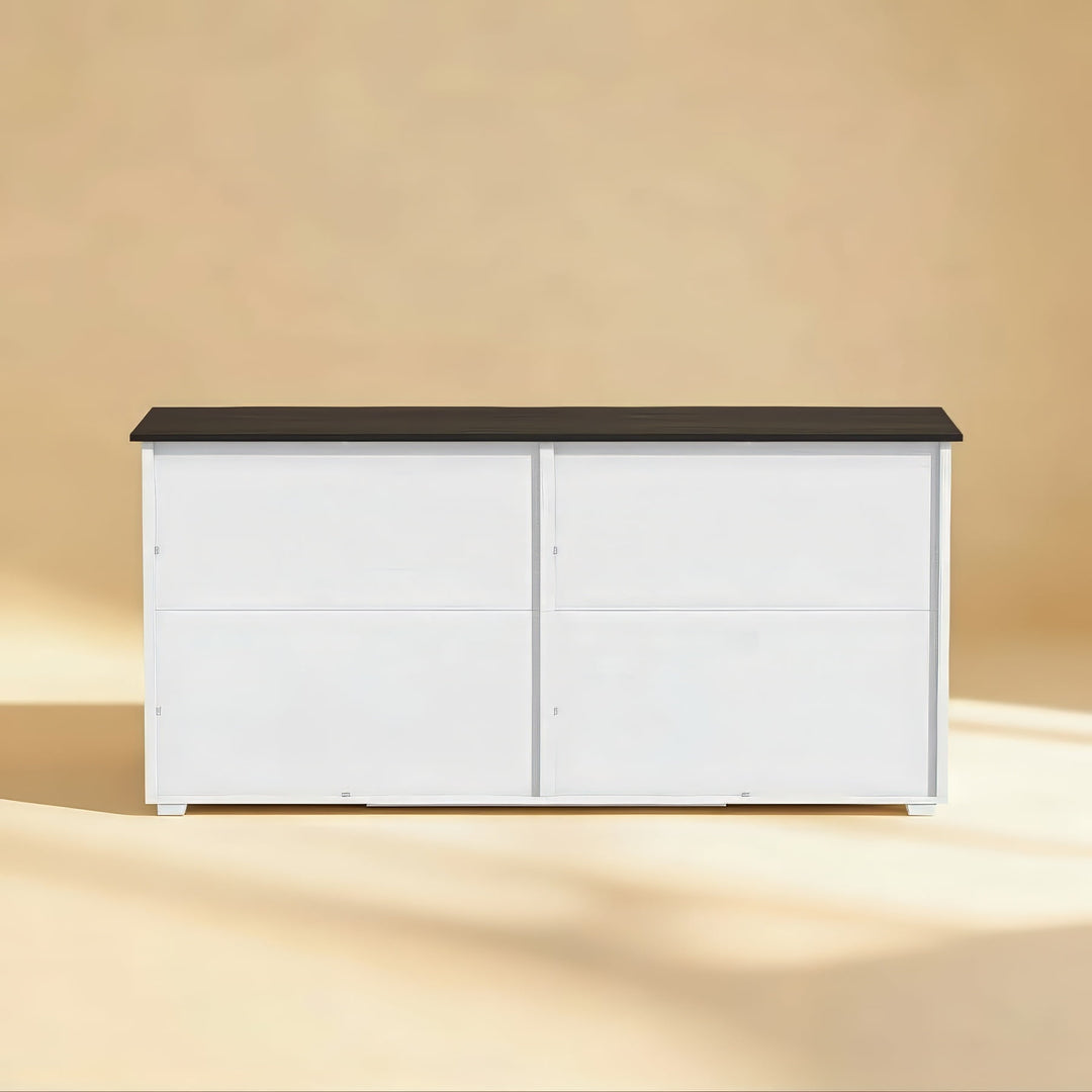 dark oak and white #finish_dark-oak-and-white