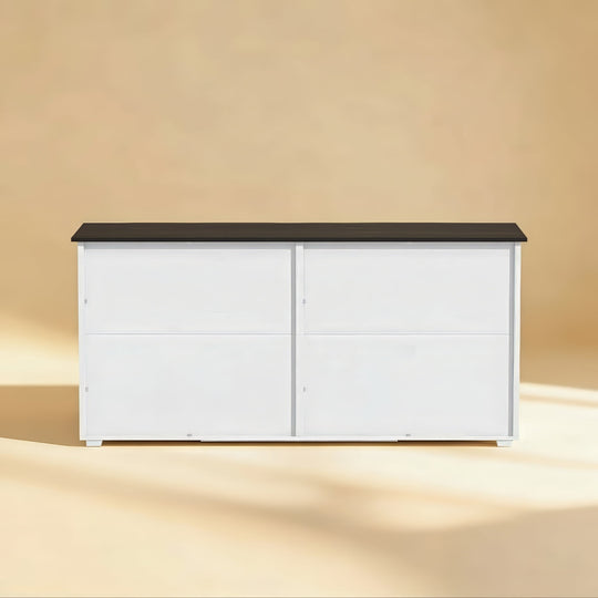 dark oak and white #finish_dark-oak-and-white