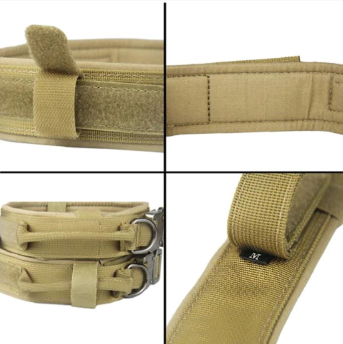 Personalized Tactical Collar With Control Handle And Cobra Buckles 0 BonaceBoutique 