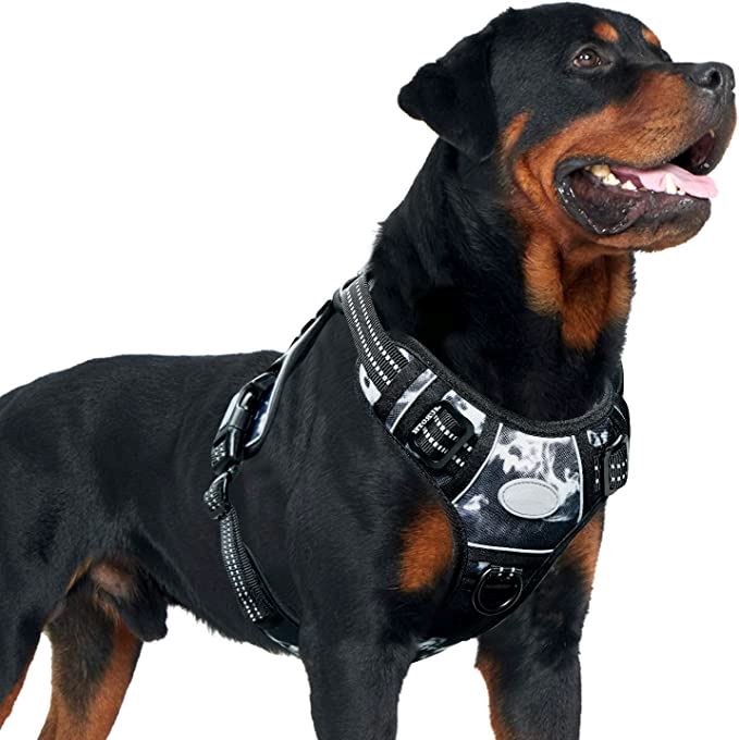 Reflective Tactical Dog Harness BonaceBoutique   