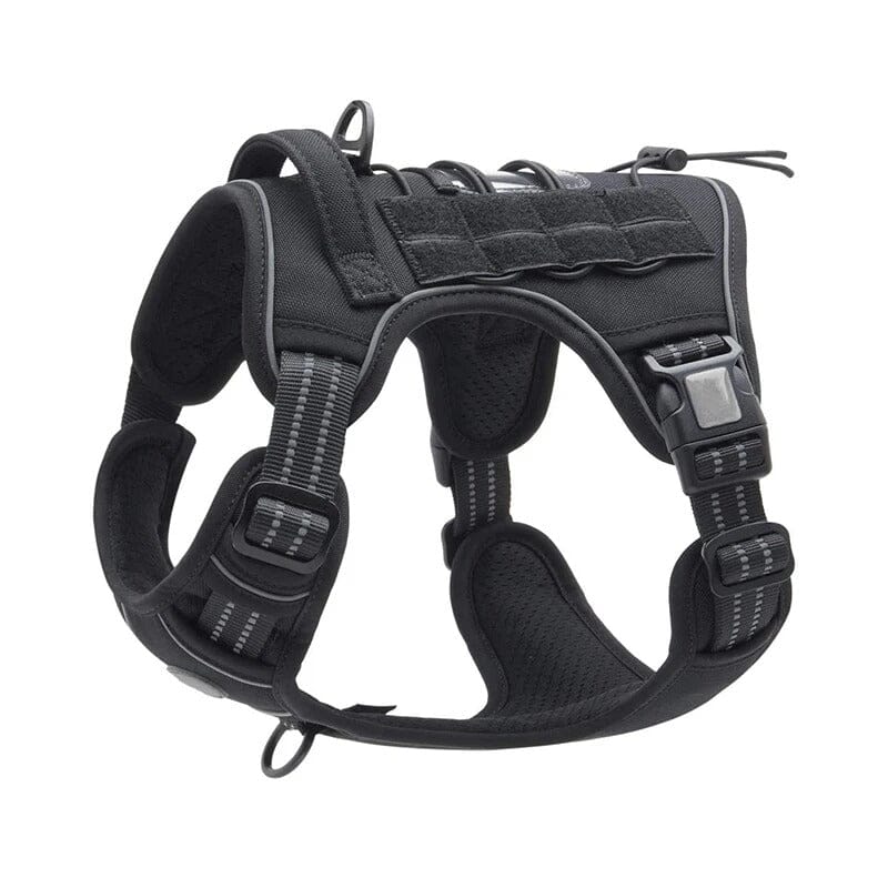 Reflective Tactical Dog Harness Black S Harness 