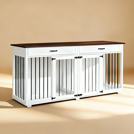 dark oak and white #finish_dark-oak-and-white