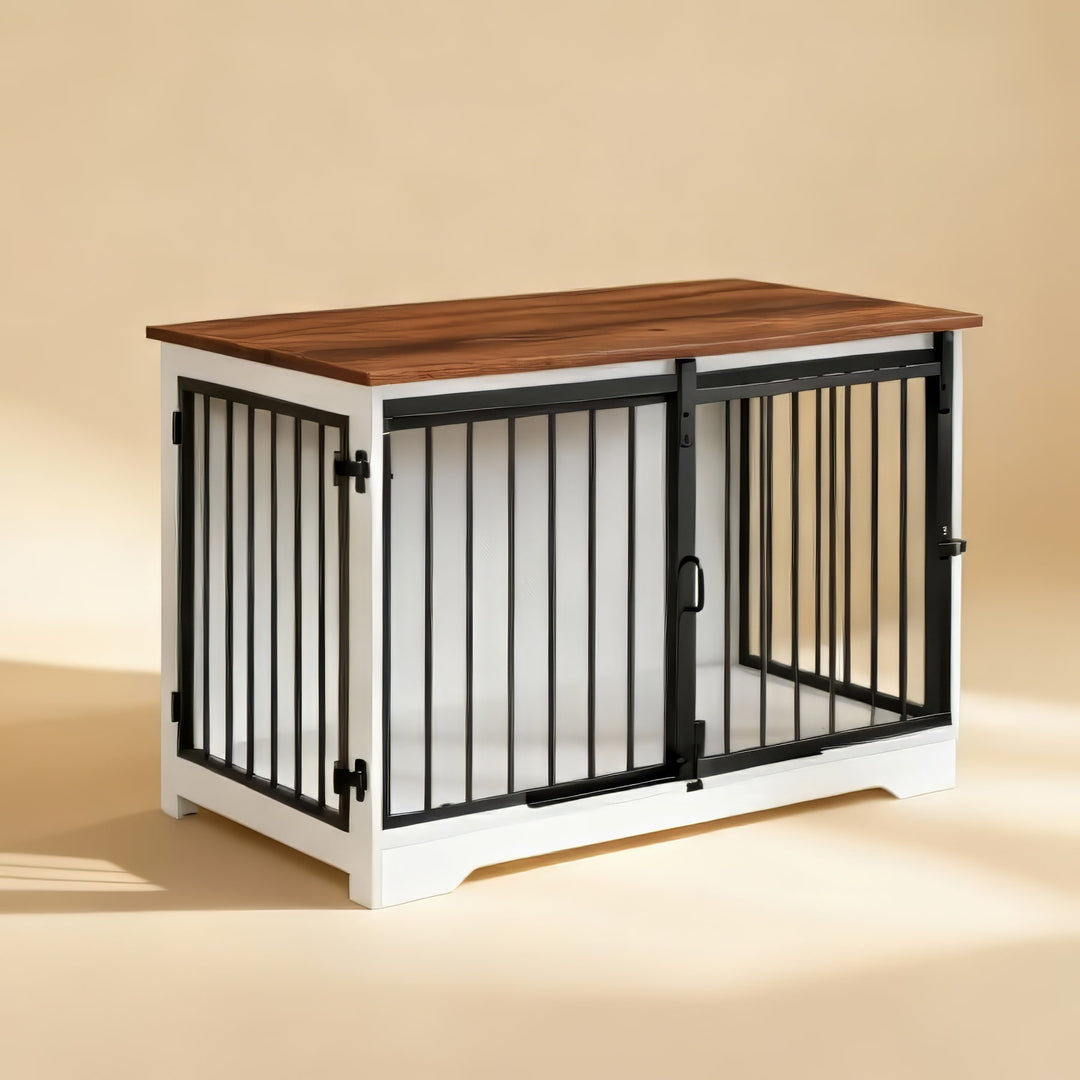 dark oak and white #finish_dark-oak-and-white