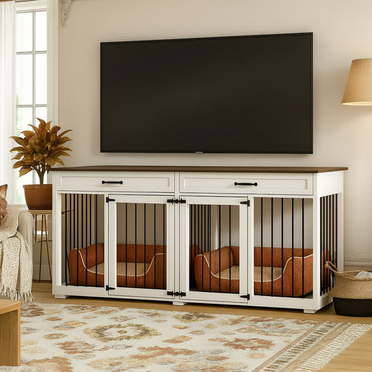 dark oak and white #finish_dark-oak-and-white