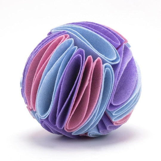 Interactive Dog Snuffle Ball 0 BonaceBoutique Purple & Pink S (15cm) 