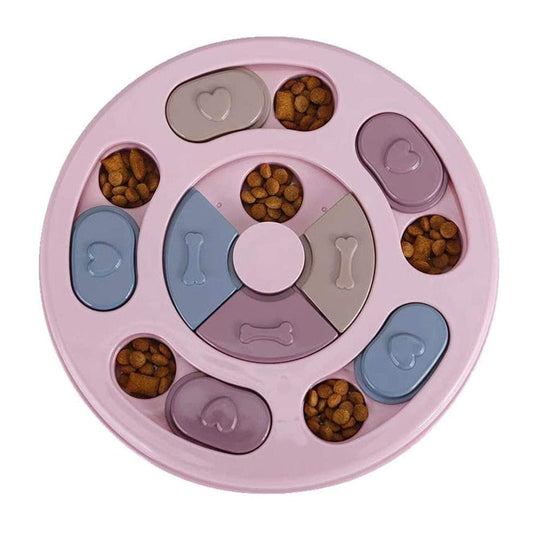 Interactive Treat Puzzle Toy BonaceBoutique Pink 