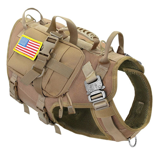 Multiple Handle No Pull Tactical Harness 0 BonaceBoutique Khaki Harness Bag-US M-Chest 55-80cm 
