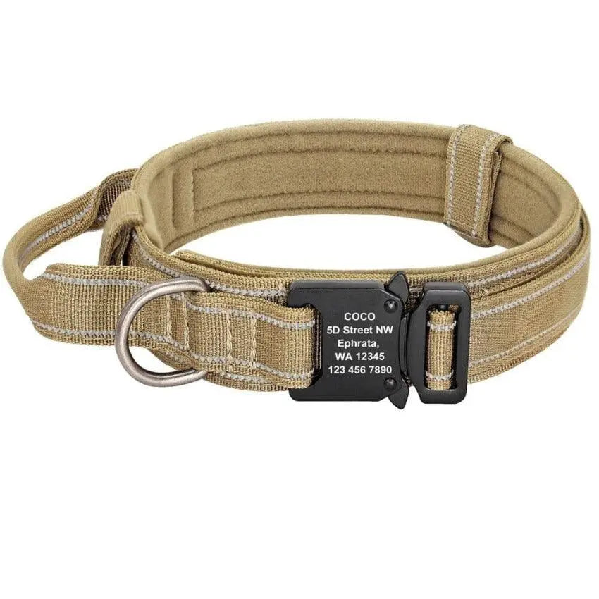 Personalized tactical dog collar hotsell